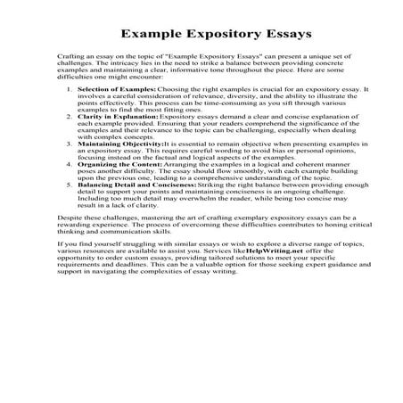 An Example Of Expository Essay.pdf