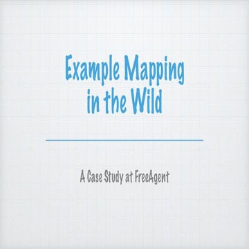 Example mapping - ProductWorld 2022 | PDF