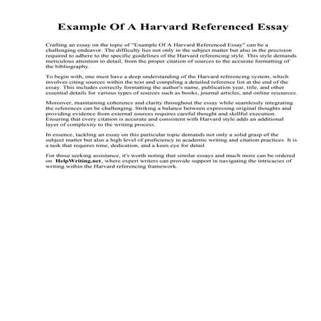 Example Of A Harvard Referenced Essay.pdf