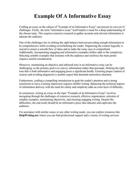 Sample Informative Essay Examples.pdf