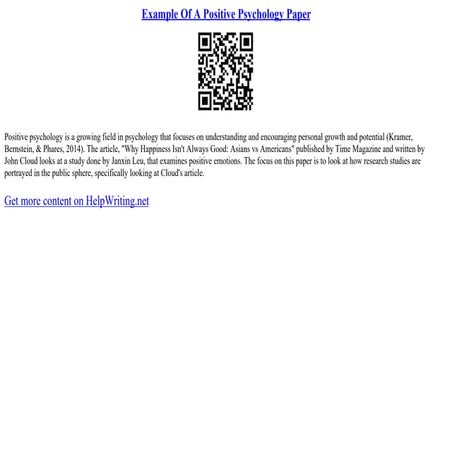 Lifespan Development Paper