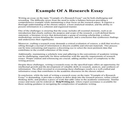 Example Of A Research Essay.pdf