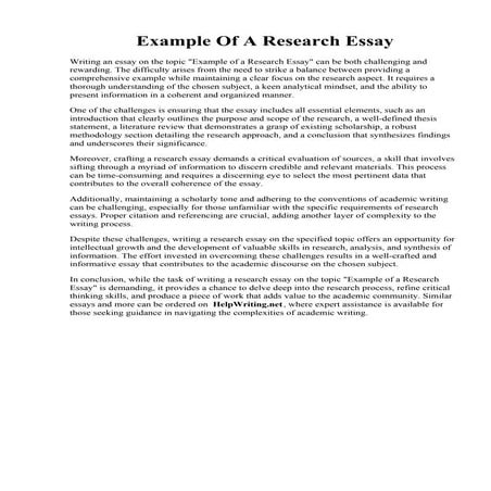 Example Of A Research Essay.pdf