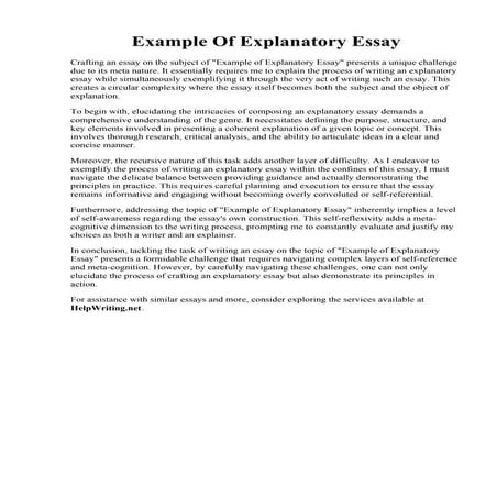 Example Of Explanatory Essay.pdf
