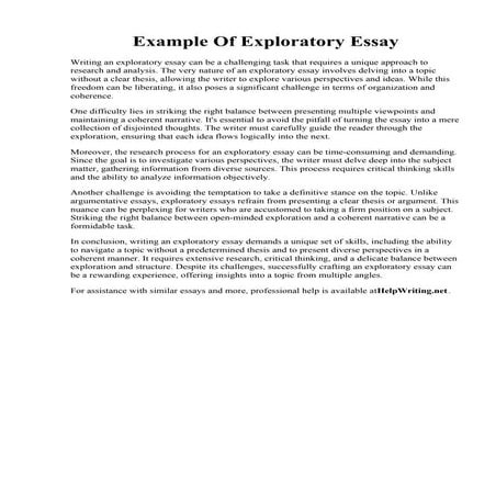 Example Of Exploratory Essay.pdf