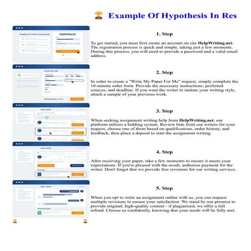 Example Of Hypothesis In Res. Online assignment writing service.