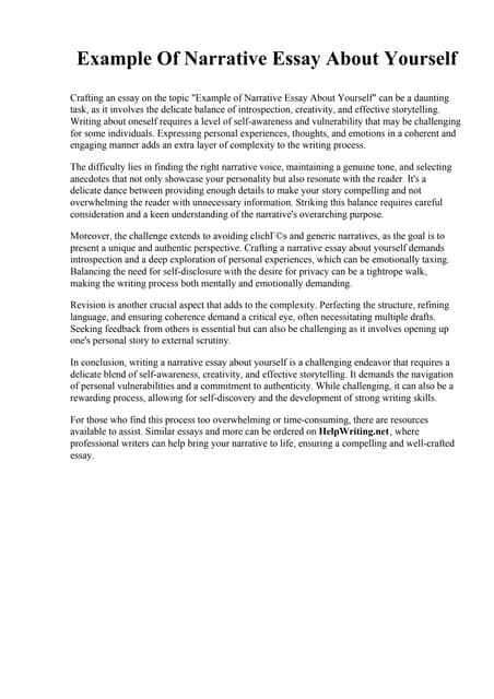 Sample Of Self Introduction Essay.pdf