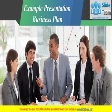Example Presentation Business Plan PowerPoint Presentation Slides