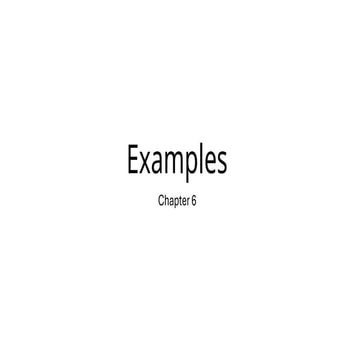 Examples for probability theory including poisson distribution | PPTX