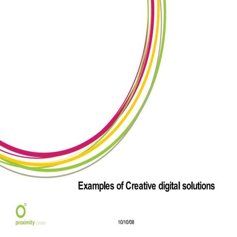 Examples Of Creative Digital Solutions