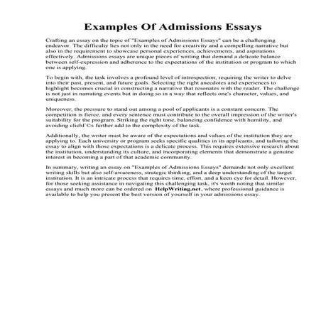 Examples Of Admissions Essays.pdf