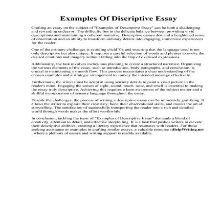 Examples Of Discriptive Essay.pdf