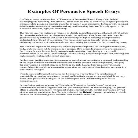 Examples Of Persuasive Speech Essays.pdf