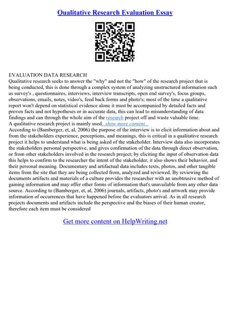 Exploratory Essay Example | PDF image.