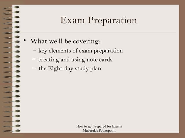 How to Prepare Yourself For Exams