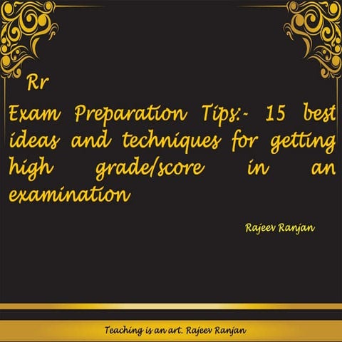 Exam preparation tips 15 best ideas and techniques for getting high gradessco...