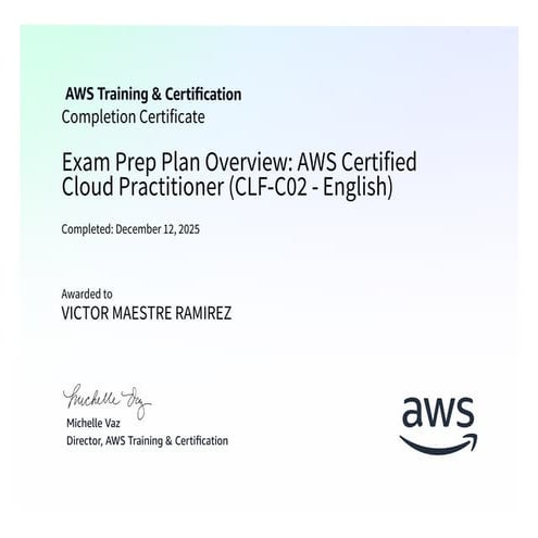 Exam Prep Plan Overview: Amazon Web Services (AWS) Certified