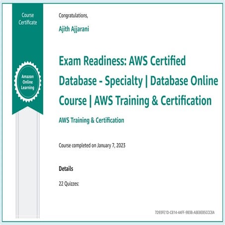Exam Readiness AWS Certified Database - Specialty.pdf