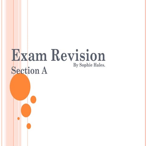 Exam revision