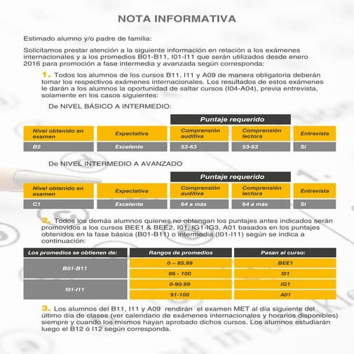 Nota Informativa