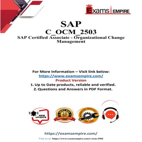 C_OCM_2503 Latest Exam Questions & Preparation | PDF