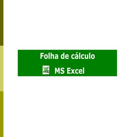 Apresentação Excel