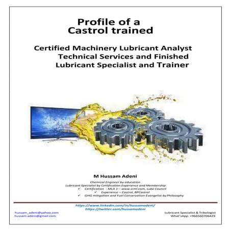 Ex castrol lub specialist hussam adeni profile jan 2021