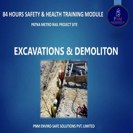 Excavation  and Demolition powerpoint presentation