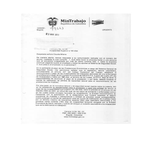 Excede incapacidad 180 terminacion contrato con autorizacion