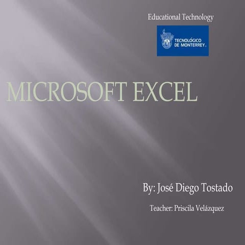Starting With Microsoft Excel | PPTX
