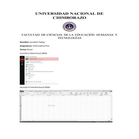 Manejo de Excel