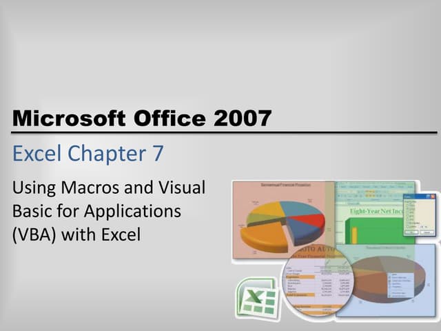 Excel chapter-7