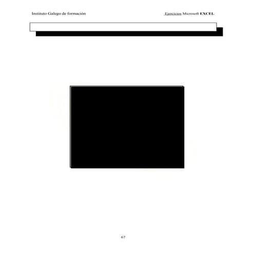 Ejercicios Excel