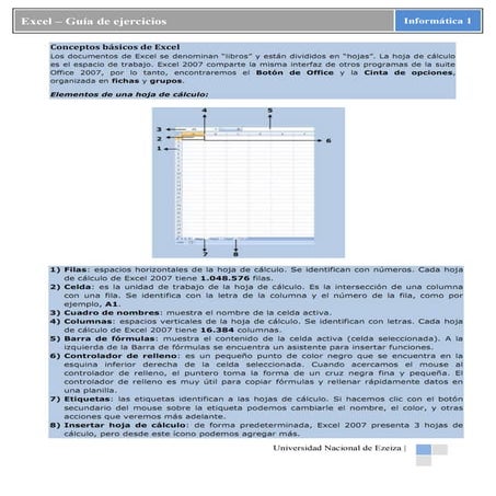 Excel   guía de ejercicios completa
