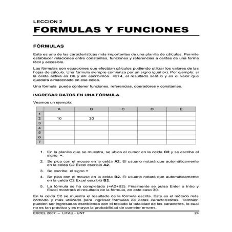 Excel leccion2