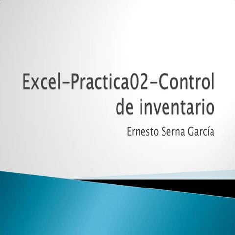 Excel practica 02-control de inventario