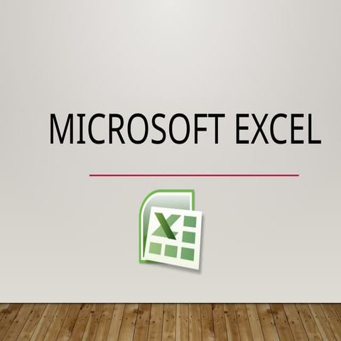 excel1 1يساعد المستخدم على بناء الجداول بكل سهولة وإجراء العمليات الحسابية ال...