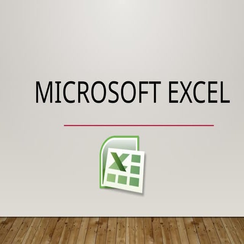 excel1 1يساعد المستخدم على بناء الجداول بكل سهولة وإجراء العمليات الحسابية ال...