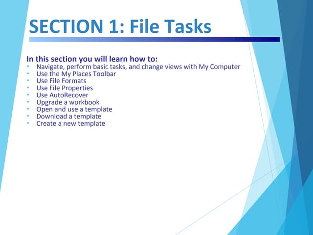 Excel2007 Power Point Slides