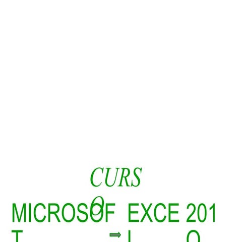 microsoft office Excel curso basico  2010 v1