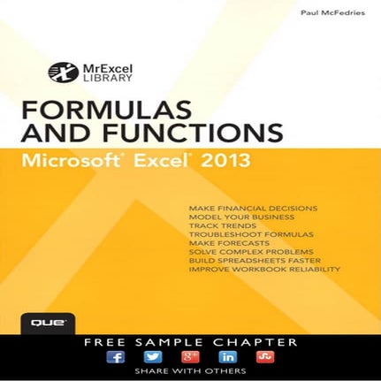 Excel 2013 guide book