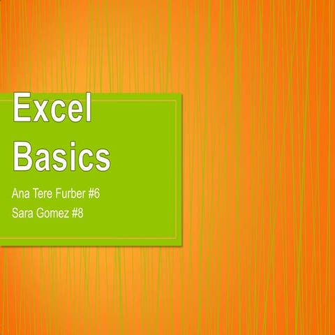 Excel basics