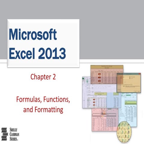 Excel Chapter 02 | PPTX | Technology & Computing