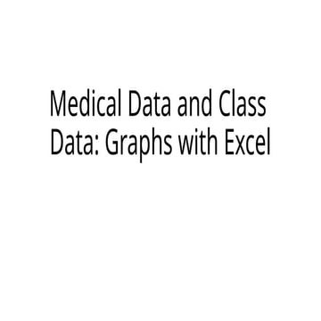 Charts and graphs in excel | PPTX