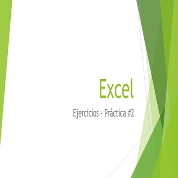 Excel ejercicio 2