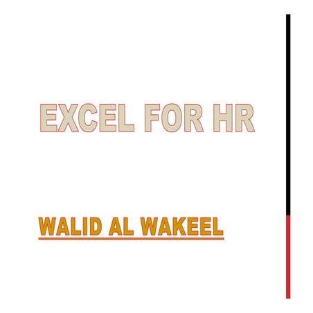 Excel for hr