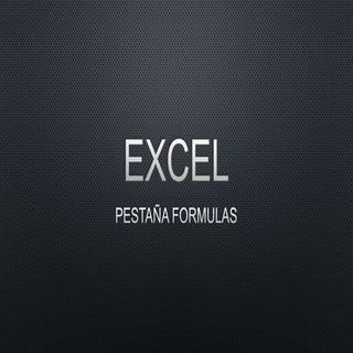 Excel Pestañá Formula