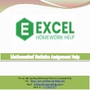 Mathematical Statistics Assignment Help