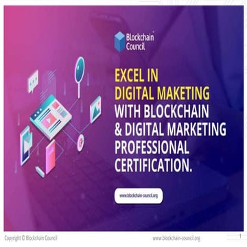 Excel in digital marketing with blockchain & digital marketing professional c...