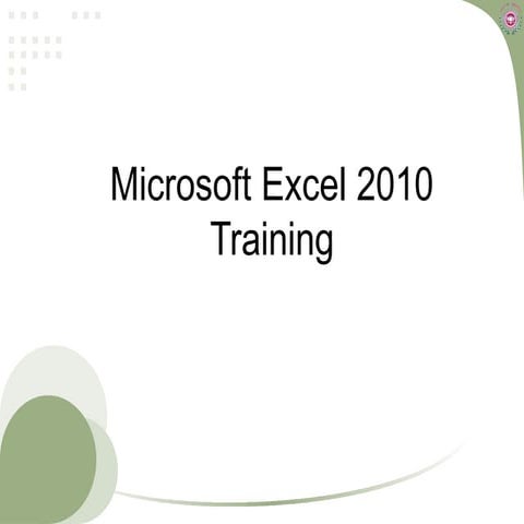 Excel Introduction - Basics of Excel , components of excel application ...